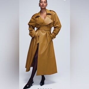 Forever 21 brand new faux leather trench, new with tags